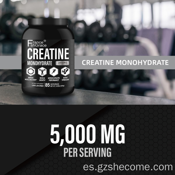 Shecome Creatina Monohidrato Polvo 425g Recuperación Muscular